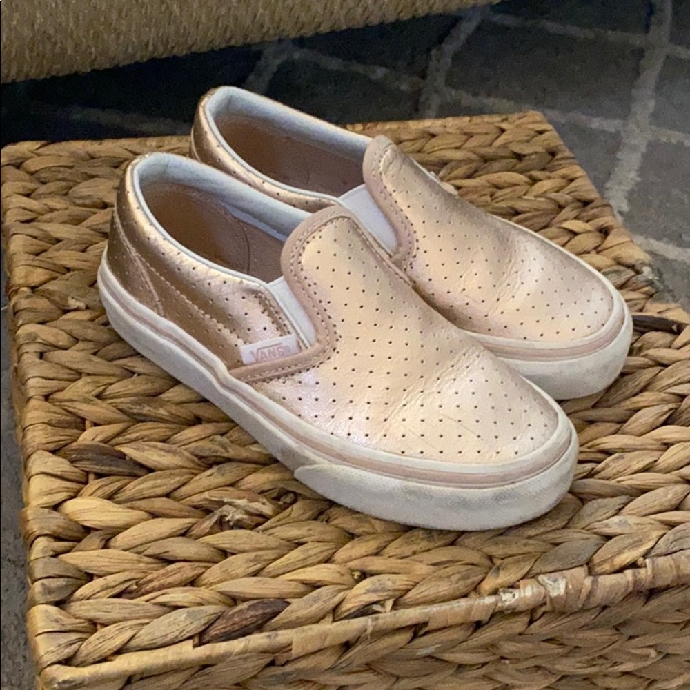 Toddler Vans Slip-Ons Rose Gold